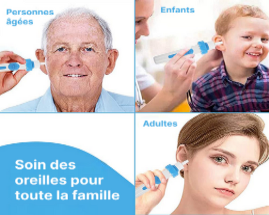 CleanEar® – Nettoyeur d'oreilles intelligent, pour une oreille propre et une écoute légère.