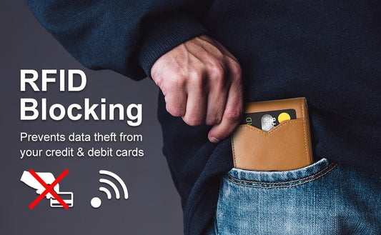 Portefeuille Ultra-Minimaliste Cuir & Carbone : Votre Sécurité et Style en Un Seul Geste !