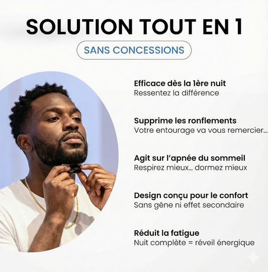 Dispositif Avancé Anti-Ronflement (5 Patchs OFFERTS)