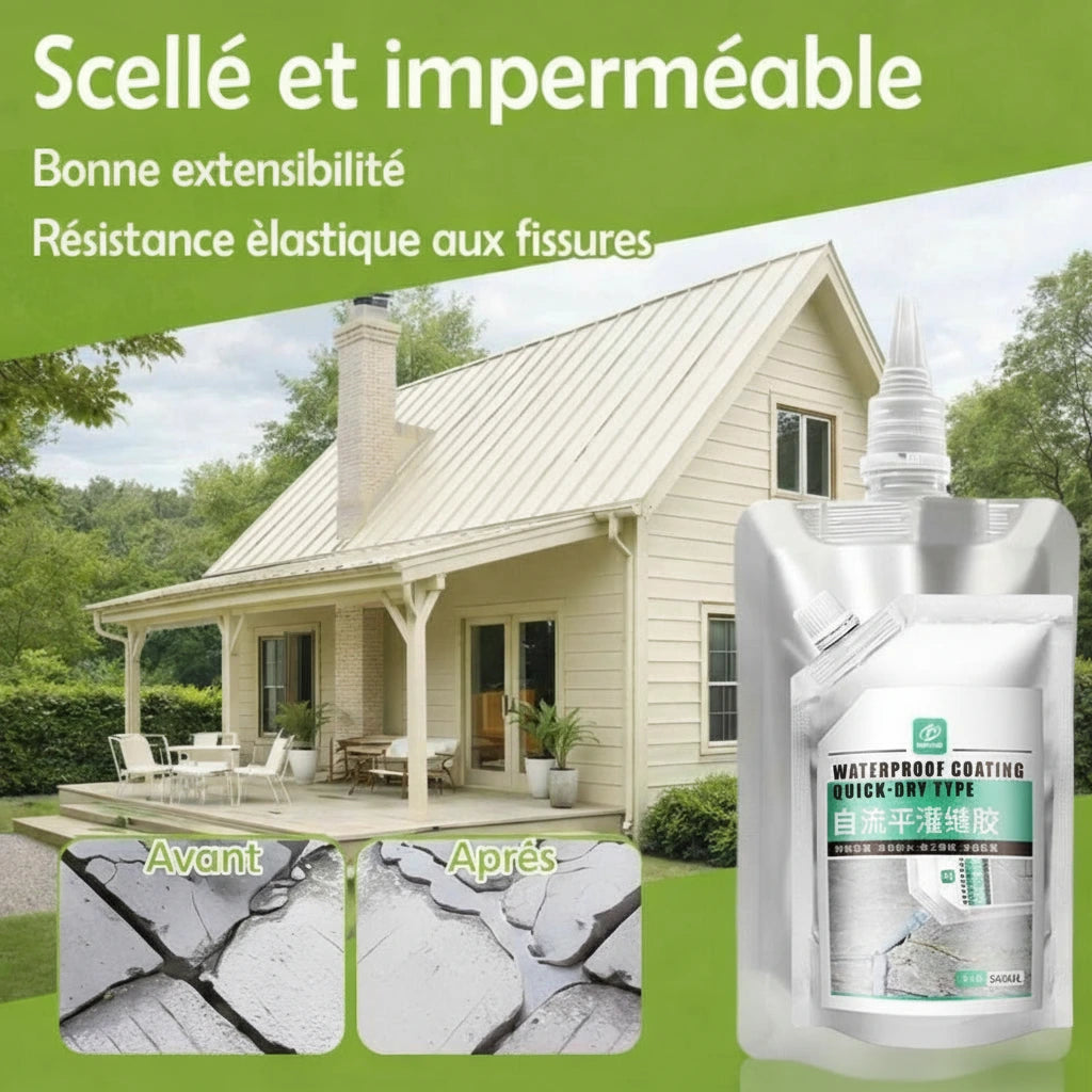 Mastic imperméable pour fissures toutes surfaces – Bouchez, protégez, oubliez les fuites.